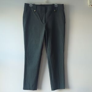 LOFT Slim Dark / Forest Green Slim Pants Trousers Size 8